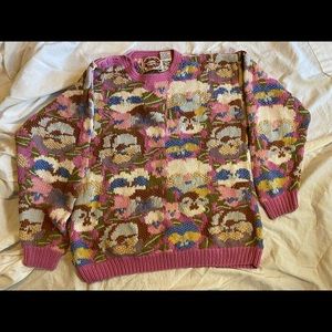 Pastel cotton sweater vintage 80’s